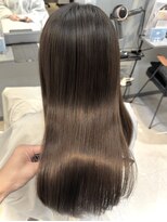 シェルベアー(Shell Bear) 透明感抜群ベージュカラー!縮毛矯正×髪質改善カラー/銀座