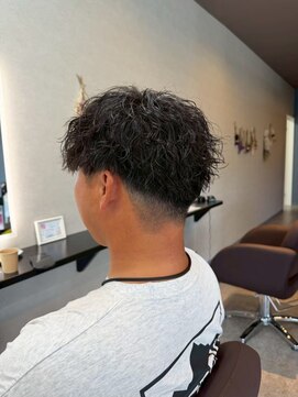 パーミルヘアーピピ(permille hair pipi) シャドウパーマ×メンズ