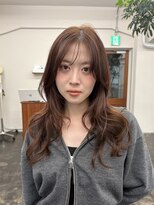 ガーランドギンザ(Garland Ginza)&nbsp;ロングレイヤー　レイヤーカット　ベージュカラー