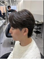 ビカム 名駅EAST(become) フェザーパーマ×センターパート黒髪/名古屋/栄
