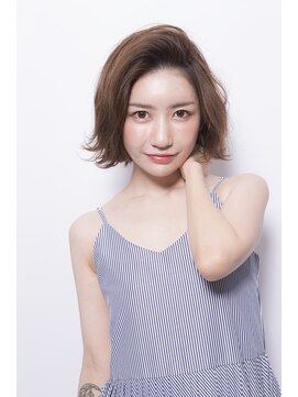 ミエルヘアーエスト 新宿店(mielhair est) ラフな抜け感が決め手のカジュアル外ハネボブ☆