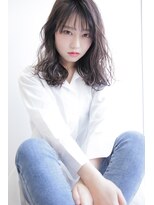 ベイビーズブレス(Baby's breath)&nbsp;シースルー × グレージュ × ロングボブ