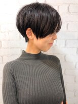ラウンジ モリオ イケブクロ(Lounge MORIO Ikebukuro) 【morio池袋】大人かわいい黒髪丸みエッジショート