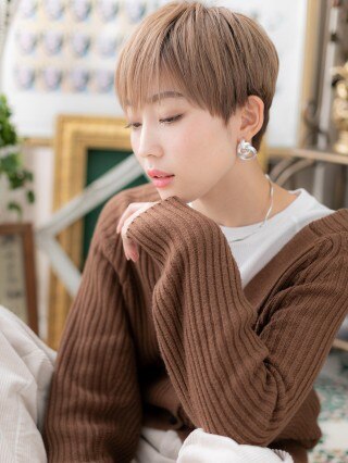 斜めバング小顔前下がりマッシュボブショートh戸頭20代30代40代