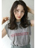 Lien☆外ハネミディアム×ダークモカベージュ　立川