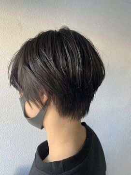 エシェル 平塚店(echelle) 透け感ショートボブ