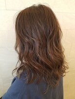 シノヤ 東根店(Shinoya)&nbsp;チャコール☆イヤリングカラー/巻き髪/30代40代50代