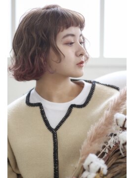 アールイーノウン 阿倍野区昭和町店(re; nown) ナチュラルボブ×大人ショートボブ×小顔カット20代30代40代50代