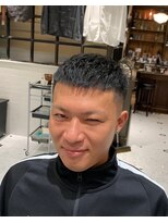 ルドローブラントオオサカ(LUDLOW BLUNT Osaka)&nbsp;【LUDLOW BLUNT】クロップヘア スキンフェード 濡れパン