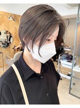 【 似合わせshort bob 】周りと差がつくお洒落スタイル、デザイン性のあるカットもお任せください◎