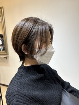 アヤメ 巣鴨店(ayame) (ayame巣鴨)ケアブリーチ_ハイライト_ショートボブ_tokio_巣鴨1