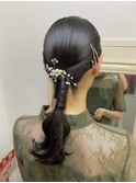 【タイトスタイル】銀座/銀座駅/ヘアセット/早朝