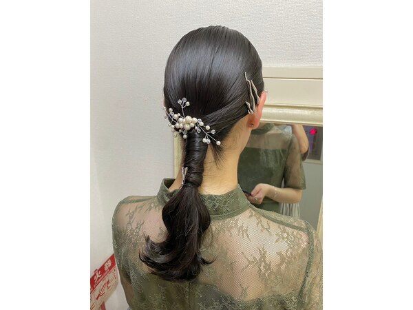 ウルー銀座 ヘアセット タイトスタイル