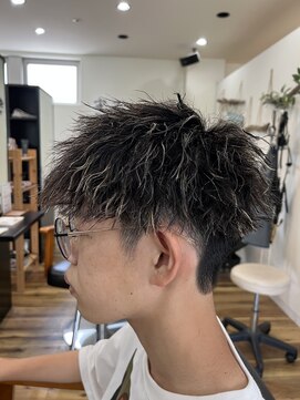 スウェル 千葉店(Swell) メンズツイストパーマスパイラルパーマフェード[千葉]