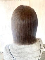 ココカラヘアー ニコ(cococara hair nico) 切りっぱなしボブ/外ハネ/ボブ/チョコレートブラウン/韓国
