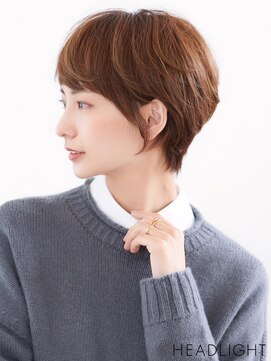 アーサス ヘアー デザイン 長岡店(Ursus hair Design by HEADLIGHT) ひし形ショートボブ×グレージュカラー×斜めバング