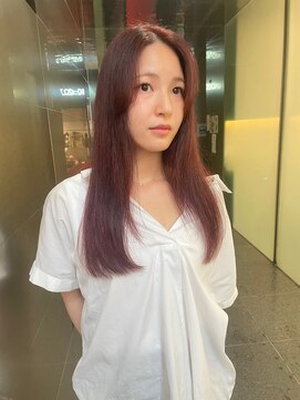 ガリカ 大名(Gallica) 【恒吉佐央理】ブリーチなしで叶う淡く透けるピンクラベンダー