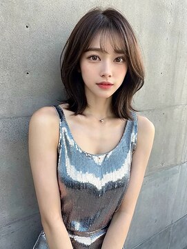 リンク(LinQ) 20代30代40代シアーカラーエアリーカール美髪レイヤーセミディ