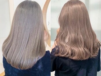 レーベン(LEBEN)の写真/【無造作束感×透明感◎カット+カラー¥8000】妥協しない技術と通いやすいプライスで”なりたい”が叶う☆