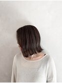小森谷,黒髪ハイライト,ボブルフ,ネビージュ,小顔,ワンレンj48
