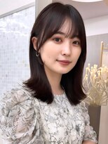 アンフィニー 銀座(ANFINI)&nbsp;黒髪/ボブルフ/ネビージュ/小顔/ワンレン/銀座/髪質改善/前髪