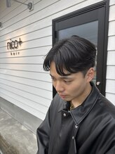 ニコプラス(nico+) センターパートスタイル