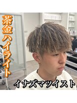 ルースト 心斎橋店(ROOST)&nbsp;マッシュ/イナズマツイスト/ブラウン/金ハイライト