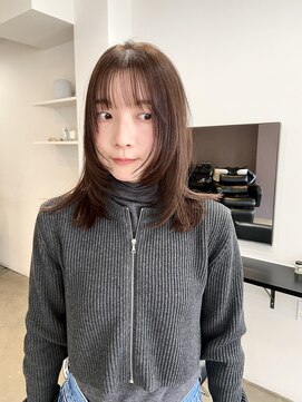 パープル(PURPLE) レイヤーカット/ウルフカット