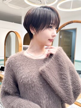 ロンド エメ 柏(Lond aimer) イメチェン×髪質改善ダブルカラーショート前髪レイヤー[柏]