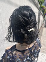 エムタニグチミュー(MTANIGUCHI Mieux) パーティースタイル/ヘアセット/ヘアアレンジ/ボブ/ハーフアップ