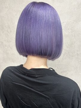 ルノン シェリー(LUNON cheliy) イメチェンヘアスタイルホワイトブロンド外ハネボブ美髪のススメ