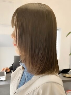 ラレイ ハラジュク(Lalei harajuku) 原宿ブリーチなしカラーブリーチなしダブルカラーオリーブカーキ