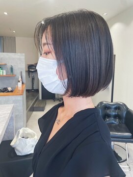 セラ ヘアデザイン(SELAh) お肌を綺麗に見せるネイビーグレー