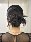 ヘアセット/ヘアアレンジ/結婚式お呼ばれヘア 