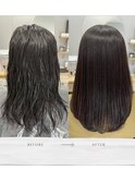 髪質改善ストレート×シルクトリートメント
