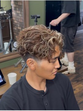 メゾンフォーメン 心斎橋店(Maison for men) ラルフサーフ／ホワイトメッシュ／ブラウンカラー