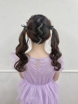 ケイバイミシェリー(kei by misherry) 編み込みカチュツインテール