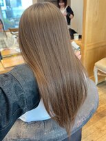 バイオレット 表参道店(Violet) ミディアムレイヤーニュアンスミルクブラウンダークブラウン