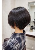 【大人可愛い】小顔に見せる丸みくびれショートボブ×絶壁解消◎