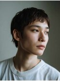 フェザーショート/刈り上げショート/ニュアンスデザイン/メンズ