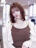 イオ 本厚木(io)&nbsp;くびれ顔周りレイヤーカットミディアム美髪質改善トリートメント