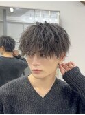 縦落ちツイストシャドウパーマ×ツイストシャドウ