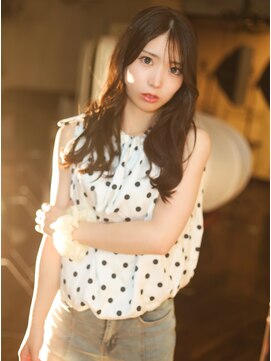 ベレッタ 楠葉店(veretta.) 透明感グレージュ/ヨシンモリ/顔周りレイヤー/ゆるふわウェーブ