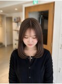 チョコレートブラウン×ナチュラルレイヤー