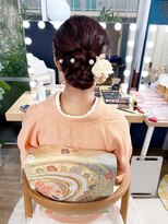 美容堂&nbsp;お母様ヘアメイク　ママヘアメイク　七五三　訪問着着付け
