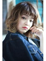 ラべリー 池袋(LOVELEY)&nbsp;ゆるウェーブボブ   ゆるふわ