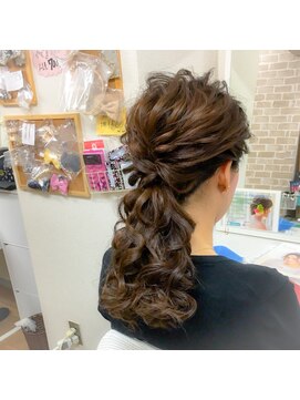 ヘアセット専門店 ナゴミ 池袋店(nagomi) ポニーテール