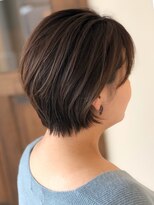 フランジェッタヘアー(Frangetta hair) やさしさショートボブ