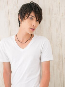 メンズヘア ビーセカンド 草加店(MENS HAIR B-2) 重めバングの目力ＵＰショートD
