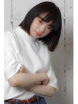 ノラジャーニー(NORA Journey)&nbsp;【NORA Journey】落とせる黒染めの切りっぱなしボブ